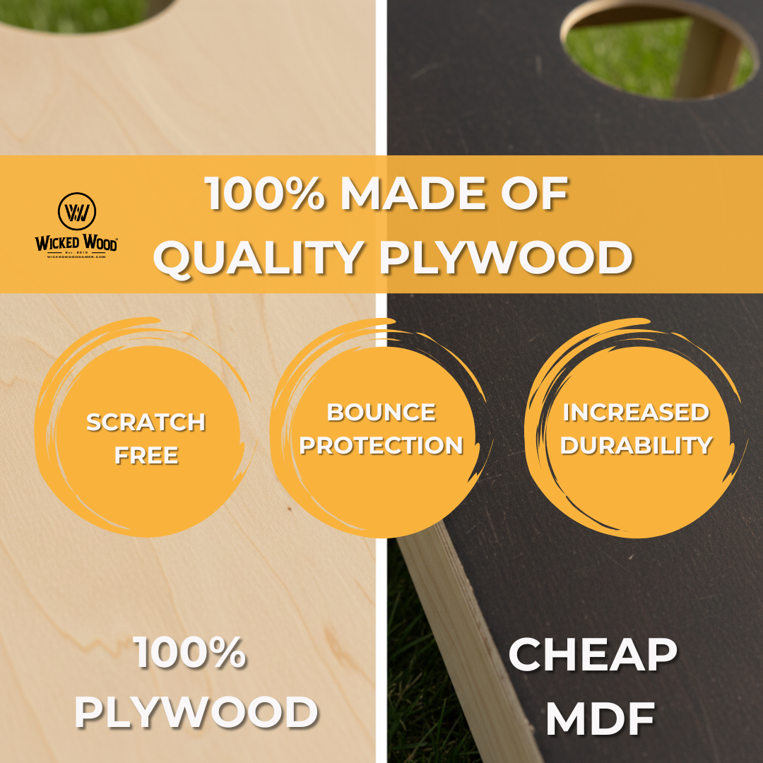 Ensemble Cornhole - 90×60 - Design Wicked Wood