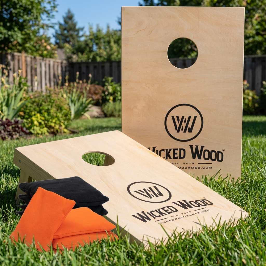 Ensemble Cornhole - 90×60 - Design Wicked Wood