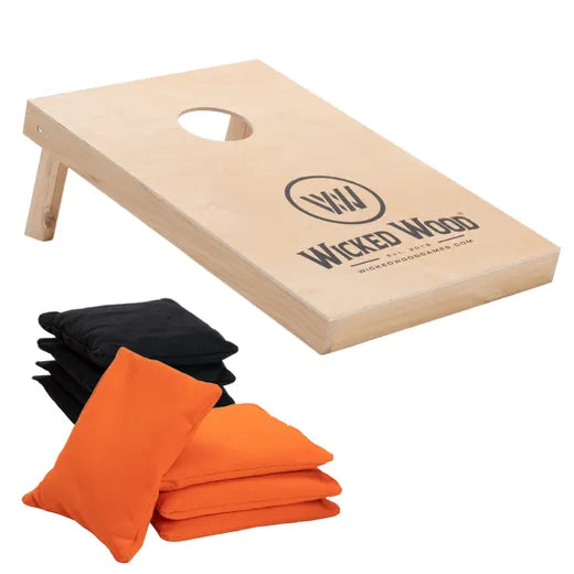 Cornhole Starting Kit - 90x60 - 1x Board / 2x4 Bags - Wicked Wood Cornhole sets Wicked Wood Games