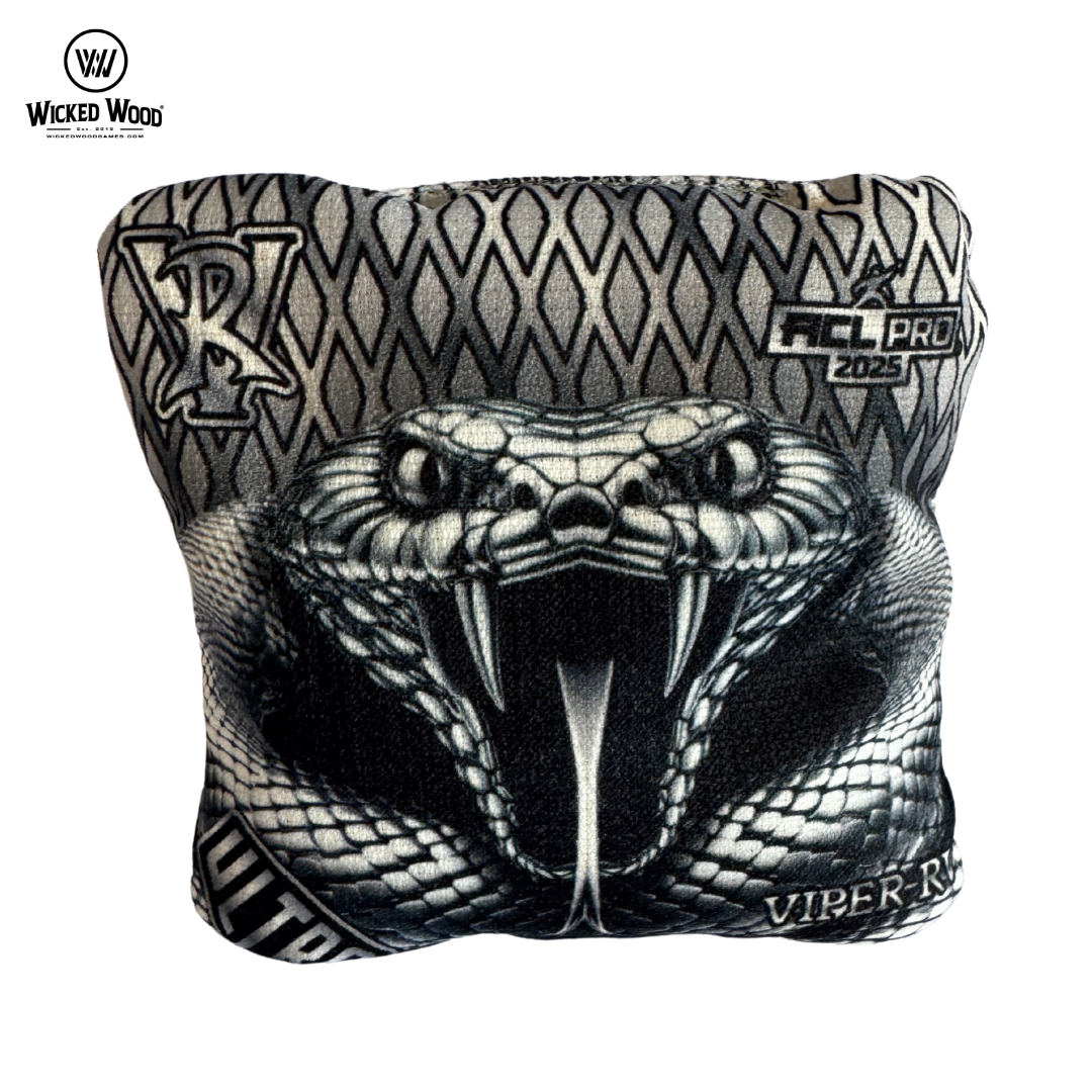 Ultra Viper 2025 - RV - 1x4 Cornhole Bags Cornhole Bags Ultra Cornhole Metallic Silver