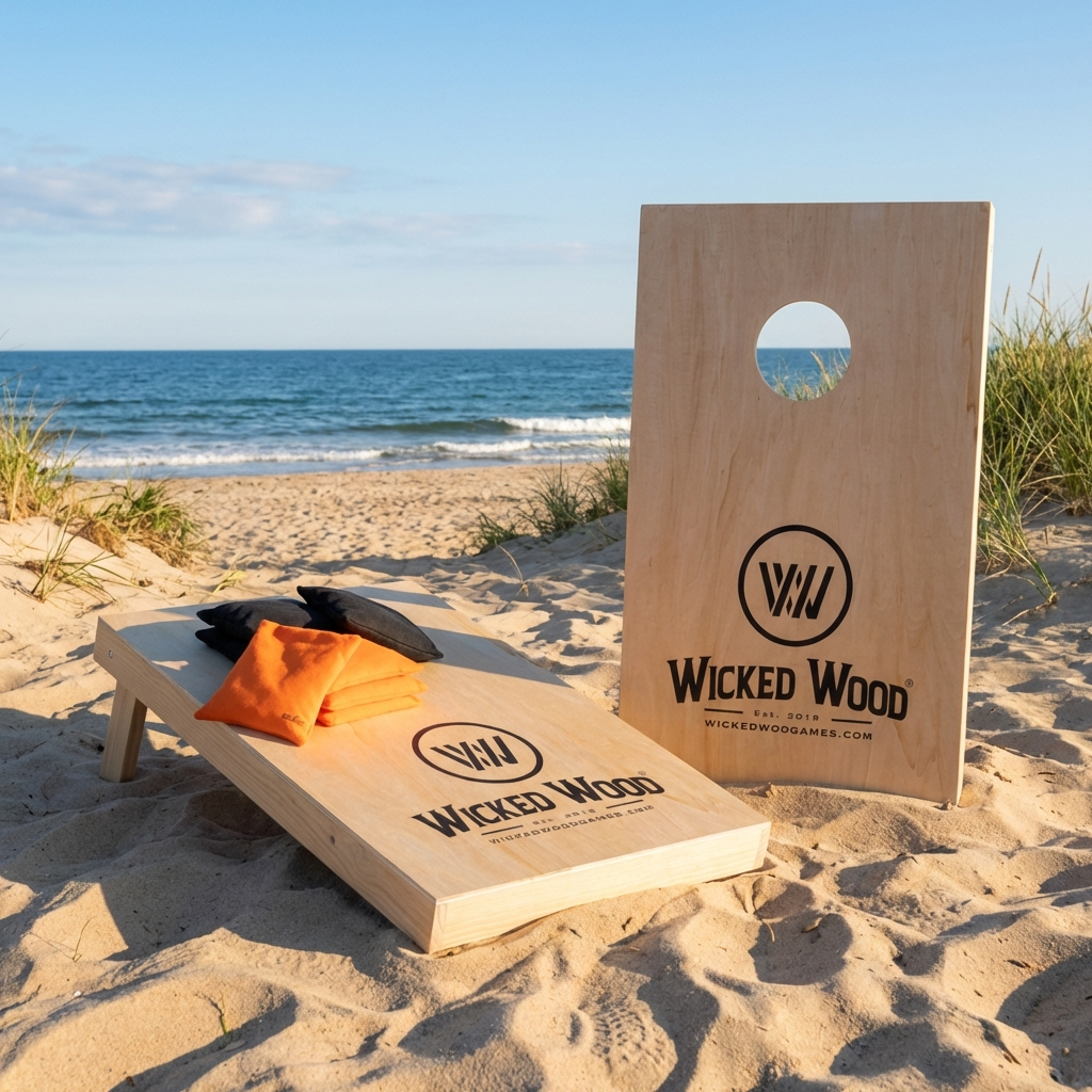 Ensemble Cornhole - 90×60 - Design Wicked Wood