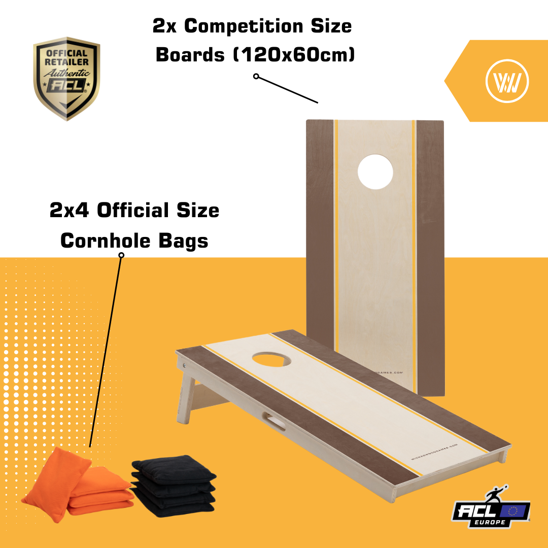 RAILS - Cornhole Set - 2 board / 2x4 zakjes Cornhole sets Wicked Wood Games