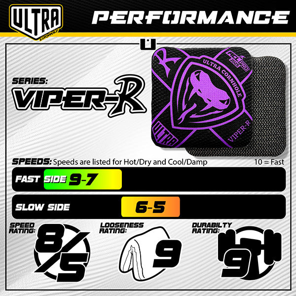 EXCLUSIVE - Ultra vs WW Viper Series - Poreč 2026 (Viper R, RS, RV and XS) Cornhole Bags Ultra Cornhole