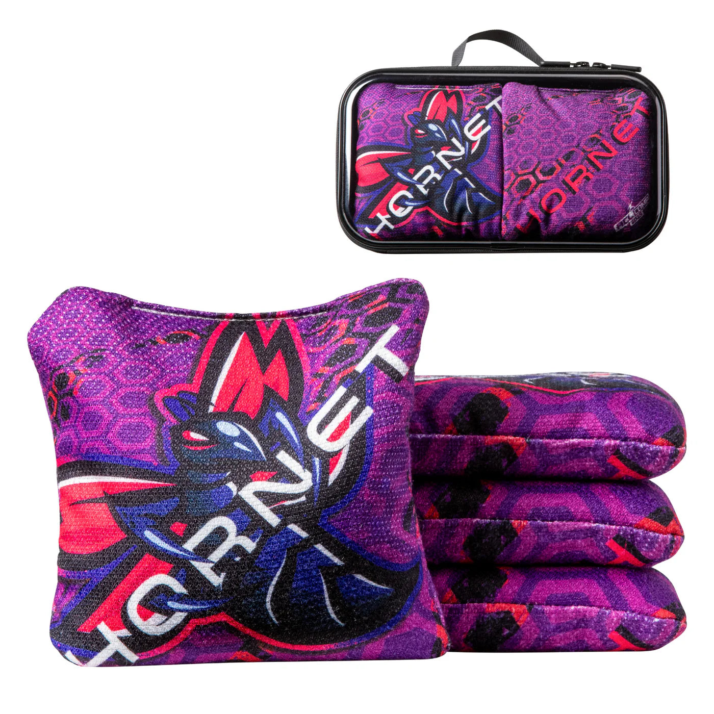 HORNET 2025 - ACL COMP - 1x4 Cornhole Bags Cornhole Bags AllCornhole Indigo Purple - Incl Hard Case