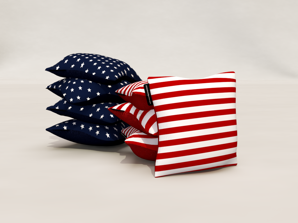 Cornhole Country Set - USA Package - 120x60cm Cornhole sets Wicked Wood Games